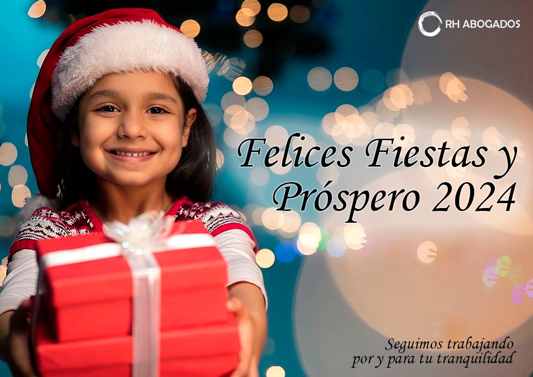 El equipo de RH Abogados les desea Felices Fiestas y Feliz 2024